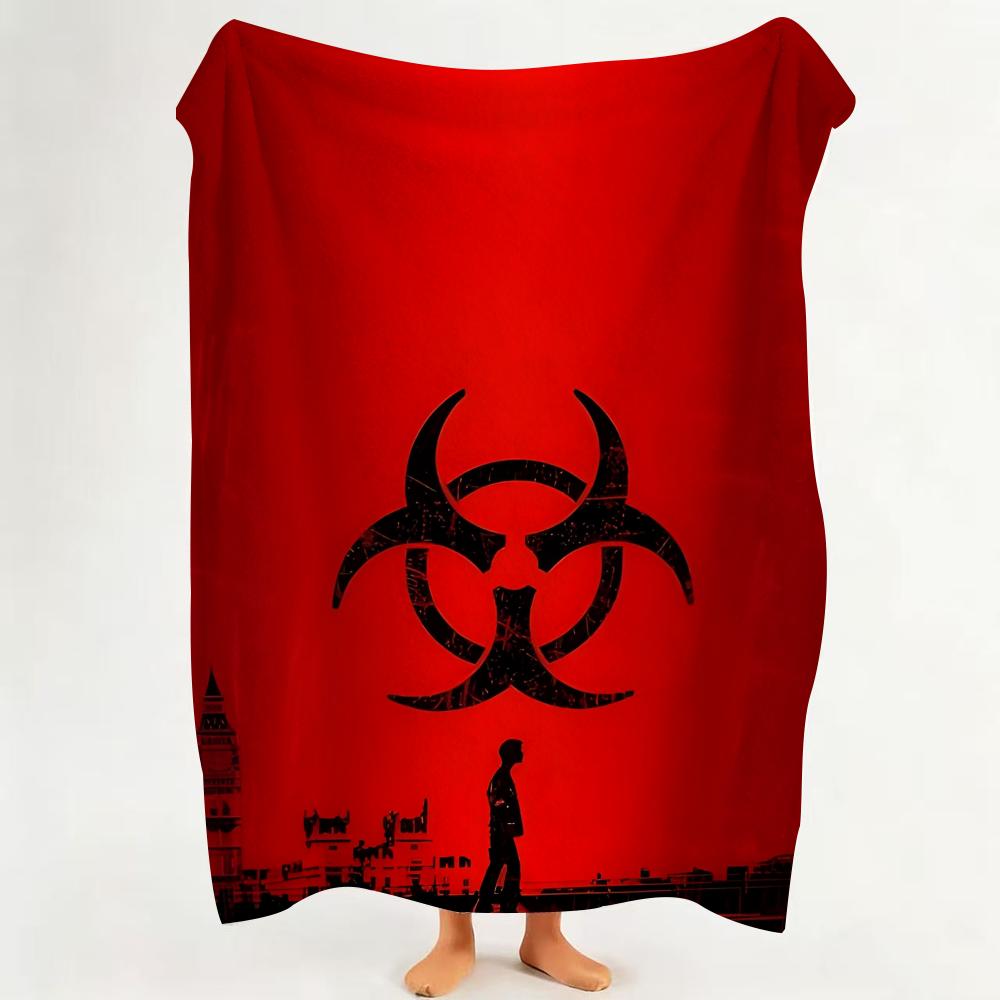 Movie 28 Y Years L Later  Flannel  Blanket Suitable for Sofa Living Room Bedroom