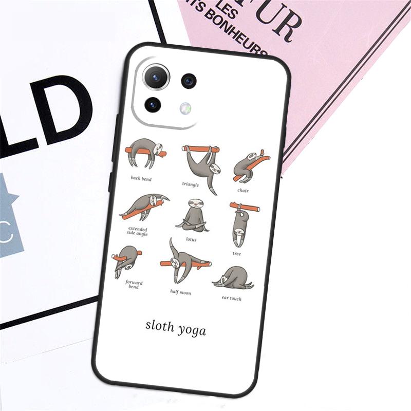 Милый чехол со ленивцем для Xiaomi 15T Pro 14T 13T 17 Pro Max 14 15 Ultra POCO X7 X5 X6 F5 F6 F7 F8 Pro