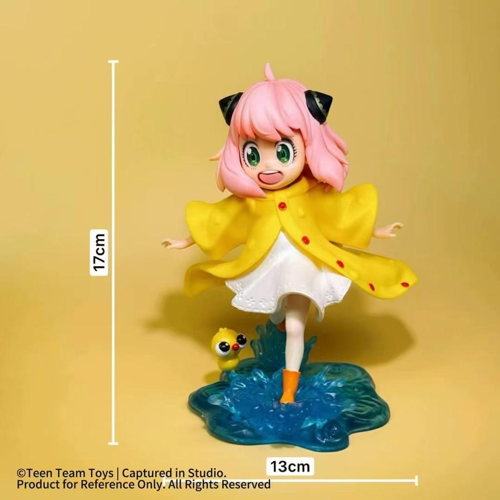 SPY×FAMILY Аня Форджер в плаще Бегущая Аниме Фигурка Действия Игрушки 17 см