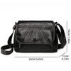 Large-capacity Middle-aged Mother Bag Soft Leather Fashion Shoulder Bag Retro Small Square Bag