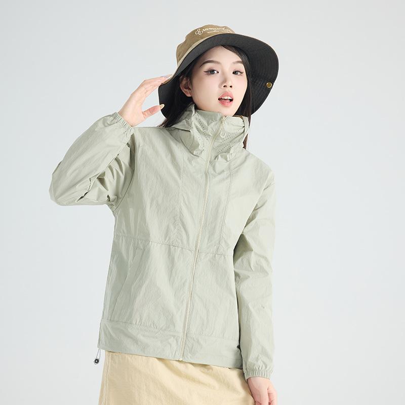 Outdoor mountain sunscreen clothing men's summer UV sunscreen clothing women's small cool breathable skin clothing jacket
