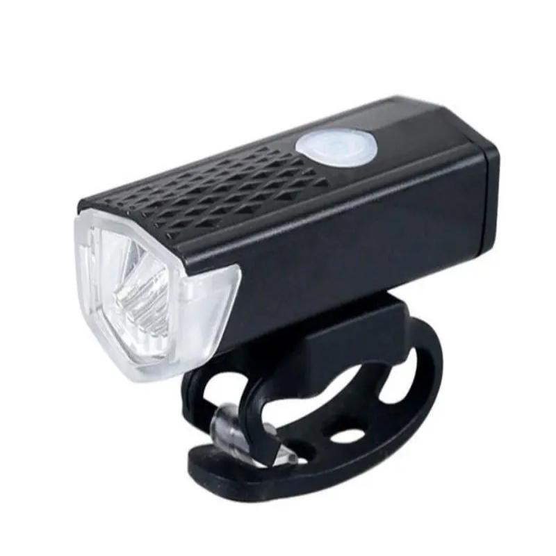 USB Rechargeable Bicycle Headlight and Taillight Waterproof for Enhanced Nighttime Safety