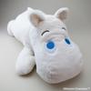 Moomin Relaxation Plush Body Pillow, Approximately 52cm Long, Off-White