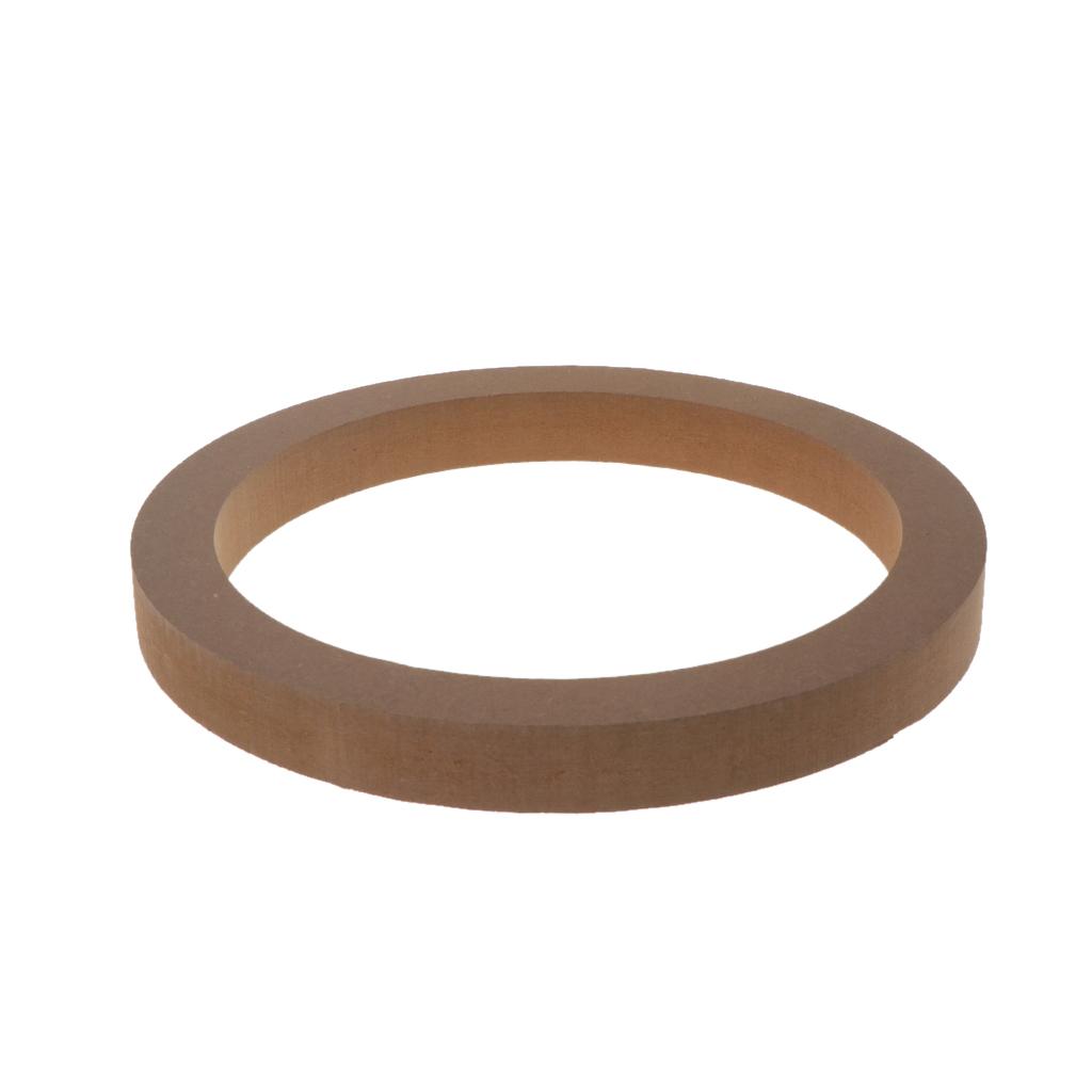 6.5" Fiberglass Door Kick Pods Speaker Sealing Gasket Woofer Shockproof Seal Pad Washer Ring Stereo Audio Speaker Spacer