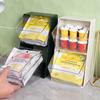 Ins Коробка для хранения кофейных капсул, пылезащитный органайзер для кофейных пакетиков и чая, настольный органайзер для всякой всячины, полка для хранения канцелярских принадлежностей и косметики