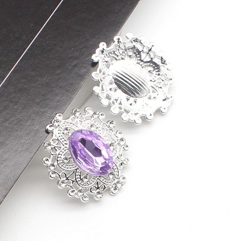 Подарочная коробка своими руками: Маленькая сплавная кнопка-застежка 25x26 мм, плоское дно, стразы и акриловые стразы, аксессуары для кнопок