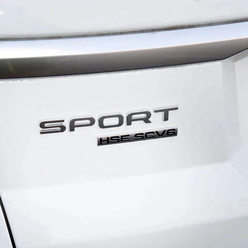 Значок на багажник автомобиля для HSE Sport Emblem Letters Discovery 3 4 HSE SDV6 SDV8 SI4 с наддувом, наклейка с логотипом, аксессуары