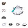 Halloween Butterfly Hair Clip Skeleton Halloween Shark Clip Funny Ghost Hair Claw  Female/Girls