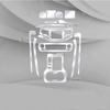 For Jeep Commander 2018- TPU Transparent Protection Film Interior Sticker Center Console Anti-Scratch Sticker