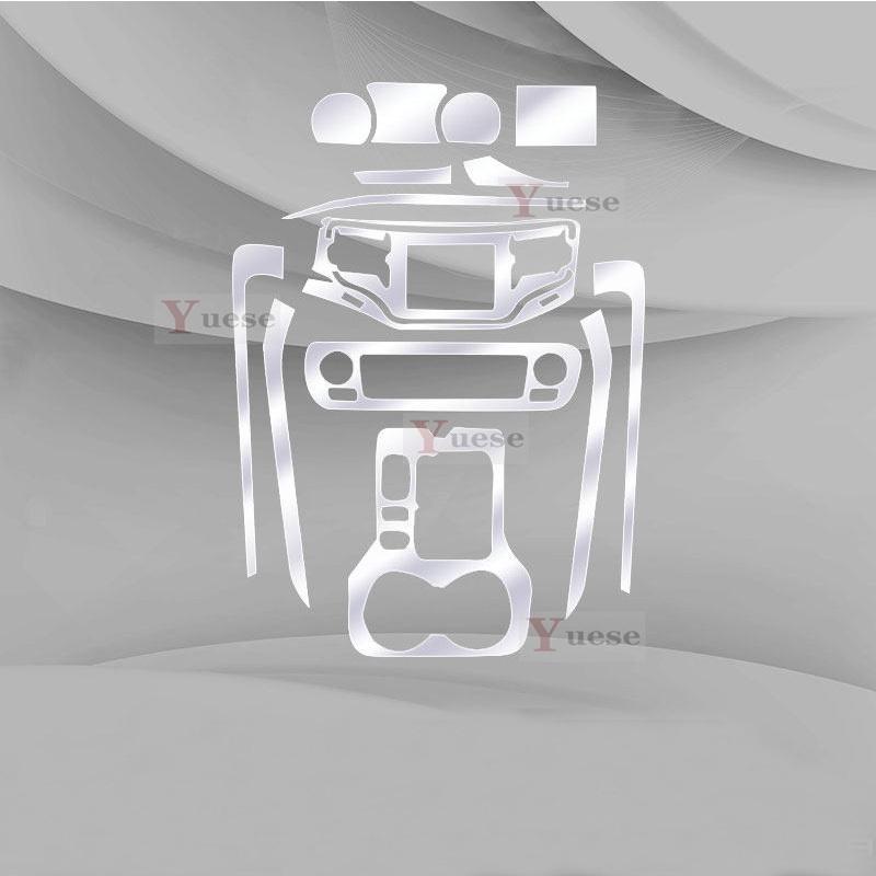 For Jeep Commander 2018- TPU Transparent Protection Film Interior Sticker Center Console Anti-Scratch Sticker
