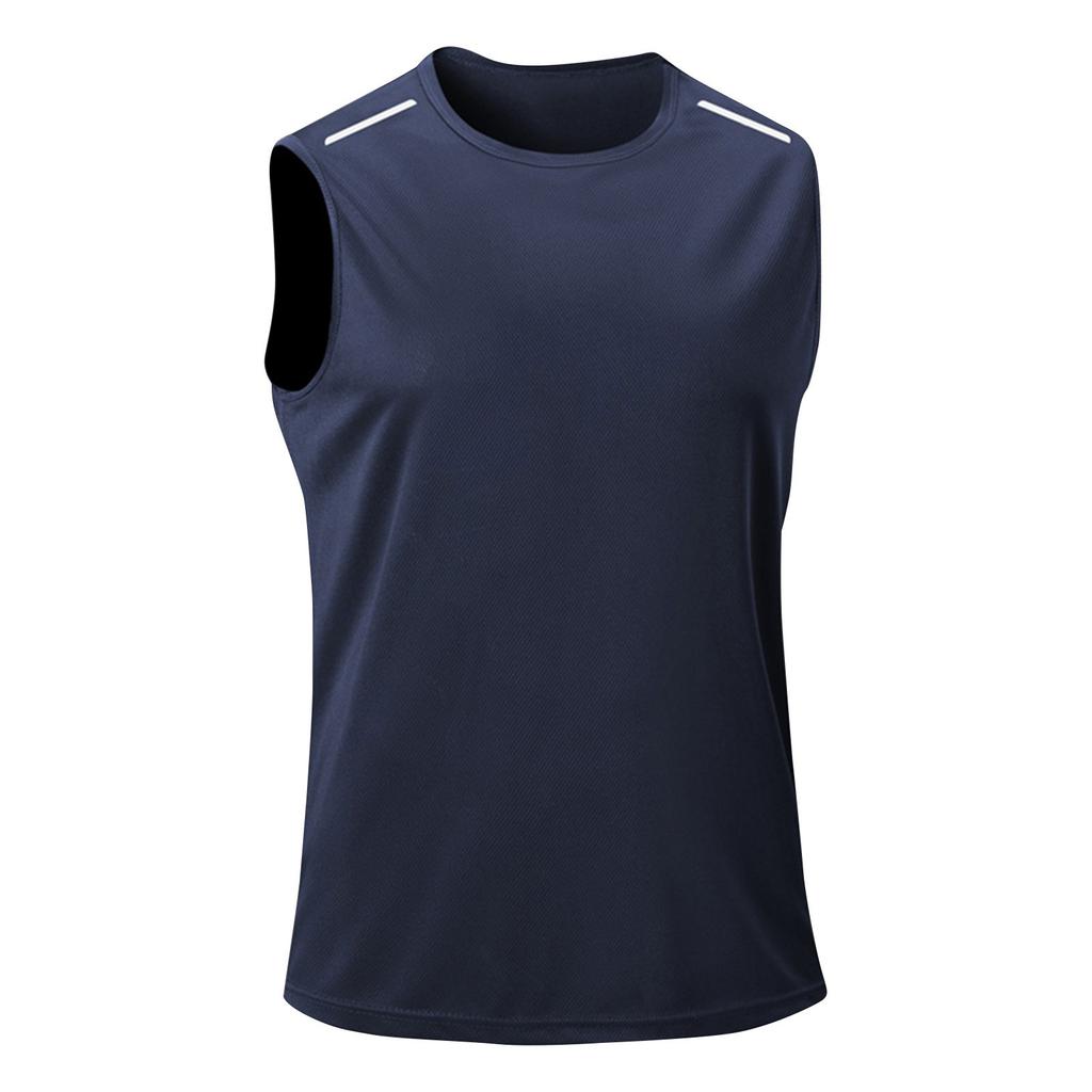 Men's Summer Sports Vest Sleeveless Loose T-shirt Thin Quick-drying Fitness Vest