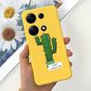 Чехол для Xiaomi Redmi Note 13 Pro 4G 2024 Милое Сердечко Кактус Мягкий Матовый ТПУ Чехол для Xiaomi Poco M6 Pro 4G Note13 Pro Чехол