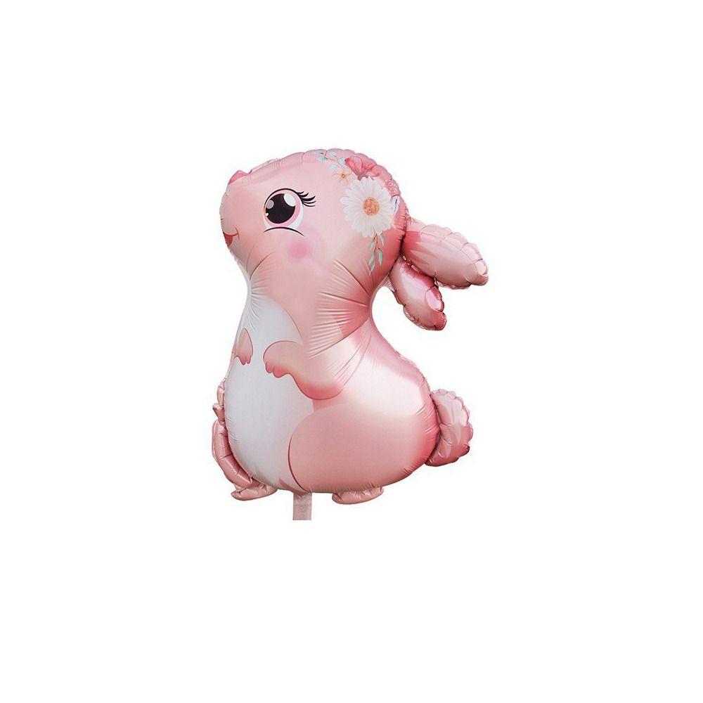 4 цвета, джунгли, животные, кролик, воздушный шар, мультяшная форма, алюминиевая пленка, воздушные шары для детской вечеринки