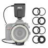 Превосходный светодиодный макросветильник Meike Macro RING LED, светодиодный стробоскоп, способный как постоянно, так и мгновенно освещать помещение. Для фотосъемки FC100