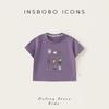 Insbobo Kidsren's Short-Sleeved Girls' Tops 2026 Summer New Style Boys' T-Shirts Baby Summer Clothes Casual Kidsren's Clothing Trendy