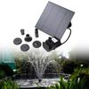 Solar Water Pump, DIY Fountain Kit, Multipurpose Powered Pump with 6
