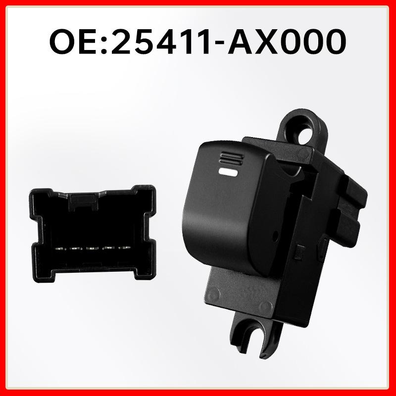 25411-AX000 Переключатель стеклоподъемника пассажирской двери для Nissan Tiida, Livina, Sylphy, Qashqai, Junyi