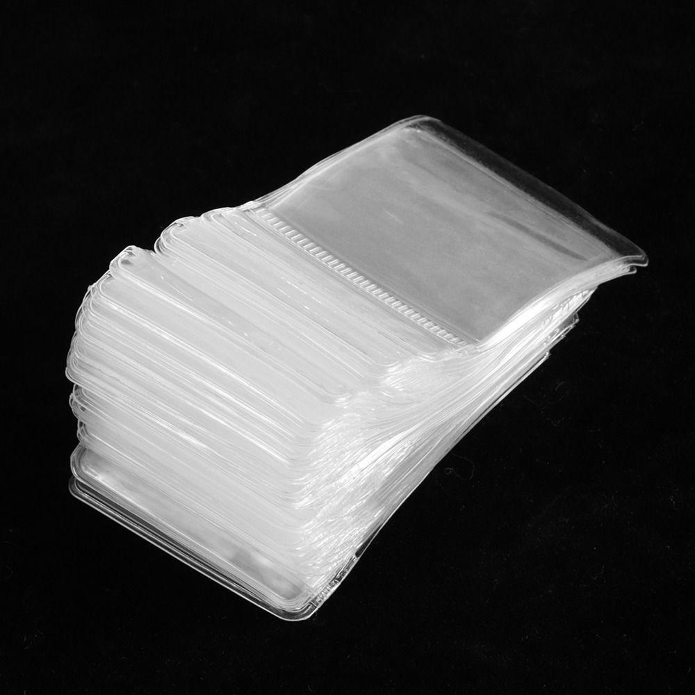 100Pcs Dustproof Self Sealing Bag Transparent Jewelry Bag New Zip Lock Bags Necklace Bracelet Ring