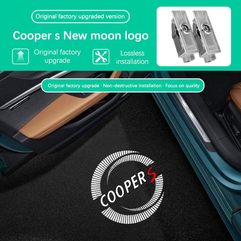 LED Car Door Courtesy Welcome Lamp Ghost Shadow Light Bulbs Accessories For Mini Cooper One S JCW R50 R53 R55 R56 R60 F55 F56 vhdsg88