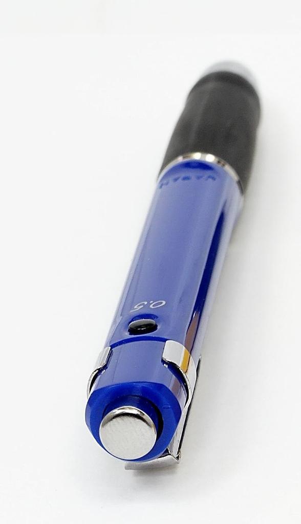 2 шт. Тонкий пенал из коровьей кожи, красный треугольник, 3 резиновых футляра, набор, синий T23-ASR-TR3M-L-2