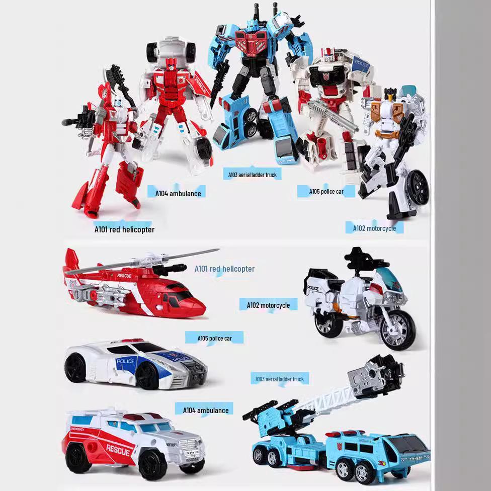 Детский игрушечный робот-трансформер «Звезда»: Фигурка Модель Реактивного Комбайна Бога Войны-Хранителя