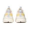 Anta Lifestyle Series Synthetic Leather Non-Slip Wear-Resistant Low-Top Dad Shoes Women Sneaker White Blue Yellow 922048823-3