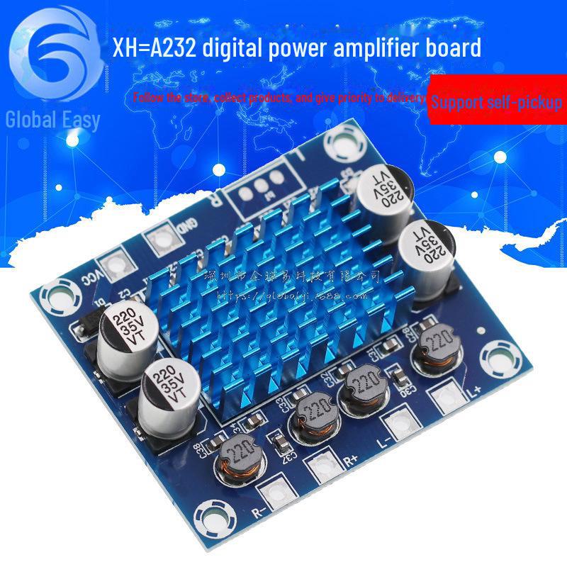 Цифровой аудиоусилитель мощности XH-A232 HD: Звуковой модуль 12 В/24 В, двухканальный, 30 Вт