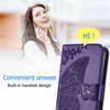 Кожаный кошелек-книжка с 3D бабочкой и цветком Realme C3 C11 C12 C15 C21 7 8 Pro 6S 6I OPPO A54 A74 A73 5G A15 A53 A52 A5 A9 для iPhone 11 12 13 X XS XR
