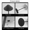 Led Desk Light With Usb Charging Port 3-color Stepless Dimming Touch Sensor Table Lamp For Office Restaurant Bar