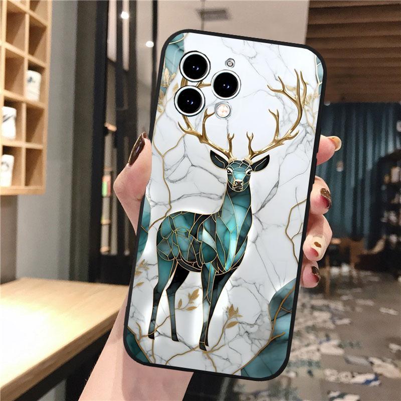 Чехол для телефона Охота на оленя Для iphone 17 Pro Max Air 16 15 14 13 Pro Max 15 16 Pro 15Plus