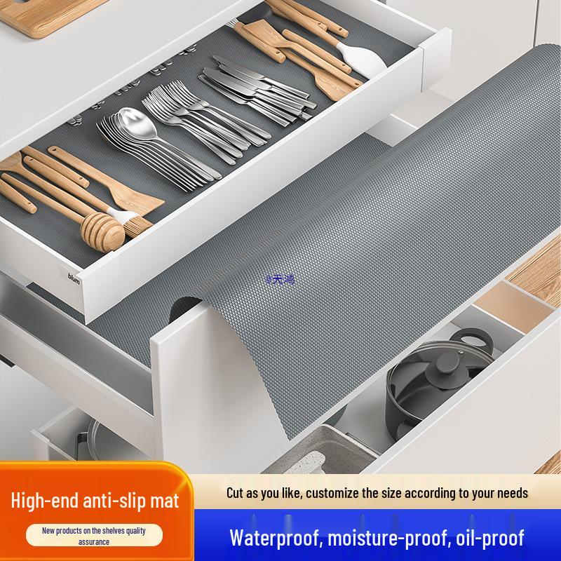 Водонепроницаемый и маслостойкий нескользящий коврик для кухни, гардероба и обувницы – устойчивый к влаге, пыли и грязи.