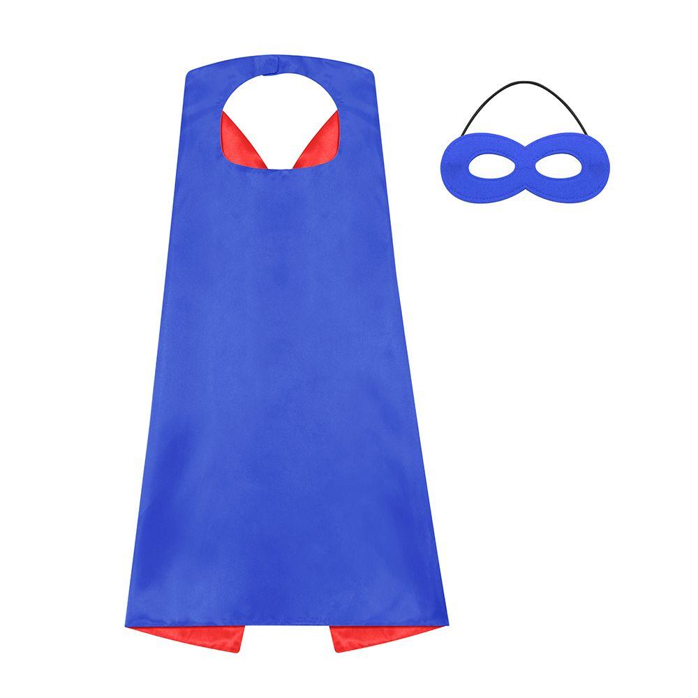 Костюм Реквизит для выступления Супергерой Плащ Маска Хэллоуин Косплей Костюмы Супергероев Мальчики Девочки Плащ