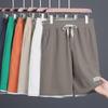 Men's Hong Kong Style Color-Block Waffle Shorts - Two-in-One Loose Casual Summer Sportswear