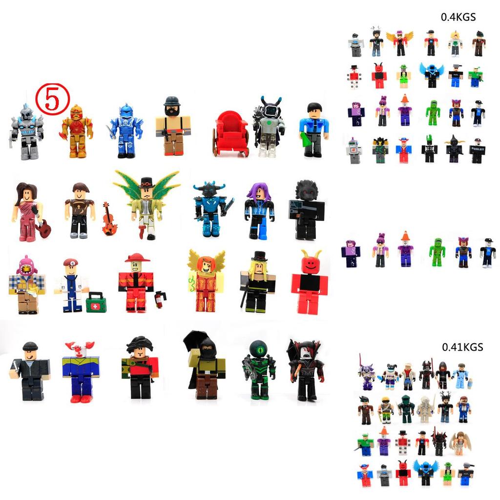 Разнообразная коллекция из 24 фигурок персонажей игр Roblox. Восхитительный подарок для детей