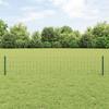 VidaXL Euro Fence with 11 U-Posts Green 0.4x25 M Steel 3336019