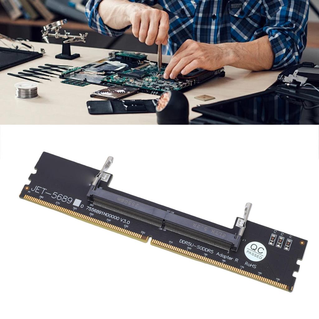 Адаптер-карта DDR5 U-DIMM на SO DDR5 RVS Конвертер памяти для ноутбука в настольный компьютер для ремонта и обслуживания компьютера