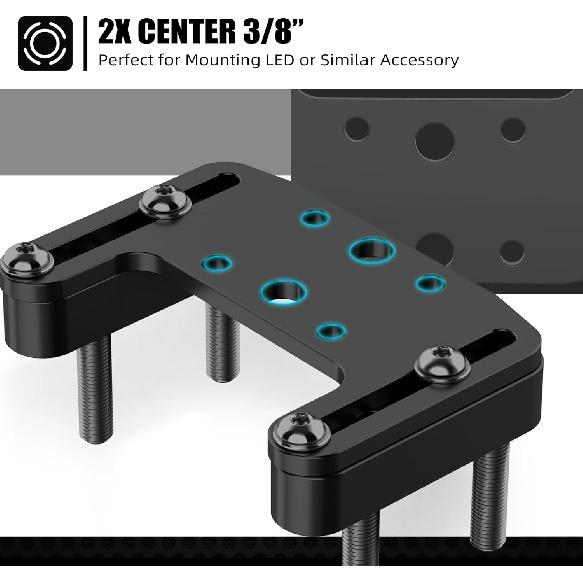 NICECNC GPS Stout Mount Top Bar Clamp Handlebar Compatible with KTM 125-530 SX/SX-F/EXC/EXC TPI/EXC-F/XC/XC-F/XC-W/XC-W TPI/XCF-W 2004-2023 690