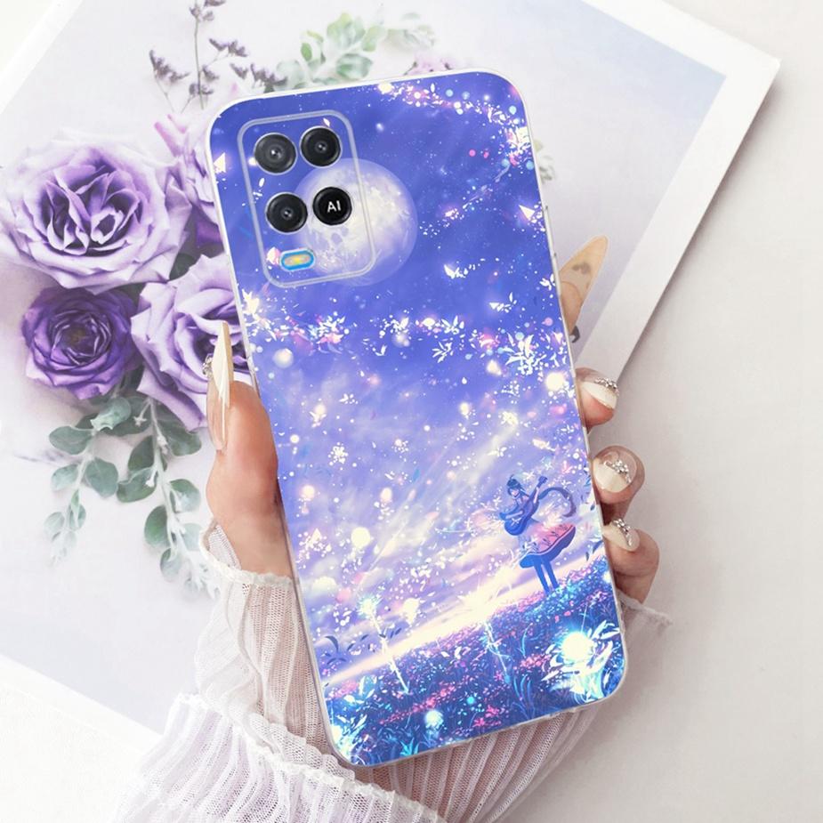 Чехол для Oppo A54 4G CPH2239 Роскошный чехол с рисунком бабочки Мягкий силиконовый чехол для телефона Для Oppo A54 5G A 54 s OppoA54s Fundas Сумки