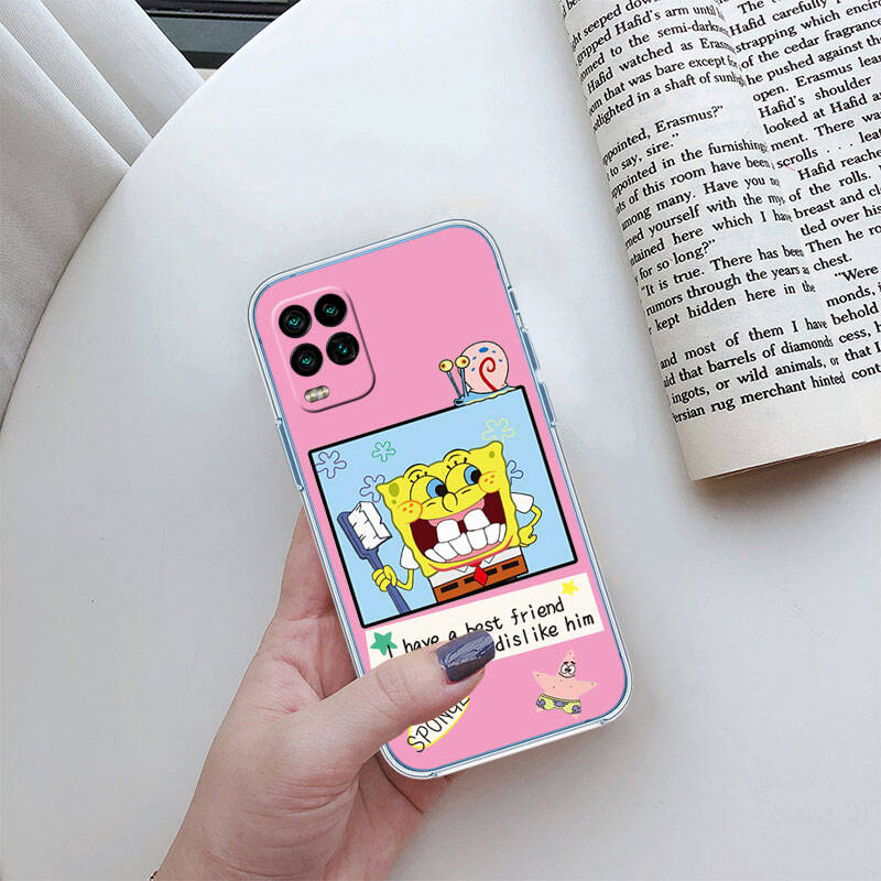 RT24 S-SpongeBos Case for Motorola E7 G6 G7 G8 G9 Plus Power Play G10 G20 G04 E30 E40 E22 E20 E13 E15 G22 G23 G05 G75 G35 G55