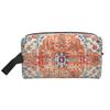 Сумки для хранения в стиле ацтекской терракоты в стиле бохо, винтажная косметичка, большая косметичка, женская переносная косметичка для работы и путешествий