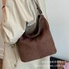 Large Capacity Bag Women's 2025 New Autumn and Winter High-end Retro Commuter Tote Bag Single Shoulder Crossbody Bucket Bag