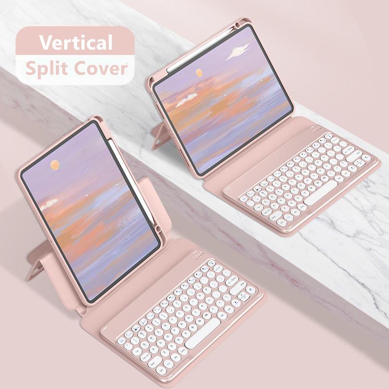 Чехол-клавиатура с тачпадом для iPad Pro 12.9 Русский Испанский Иврит Корейский Немецкий Французский Teclado Чехол