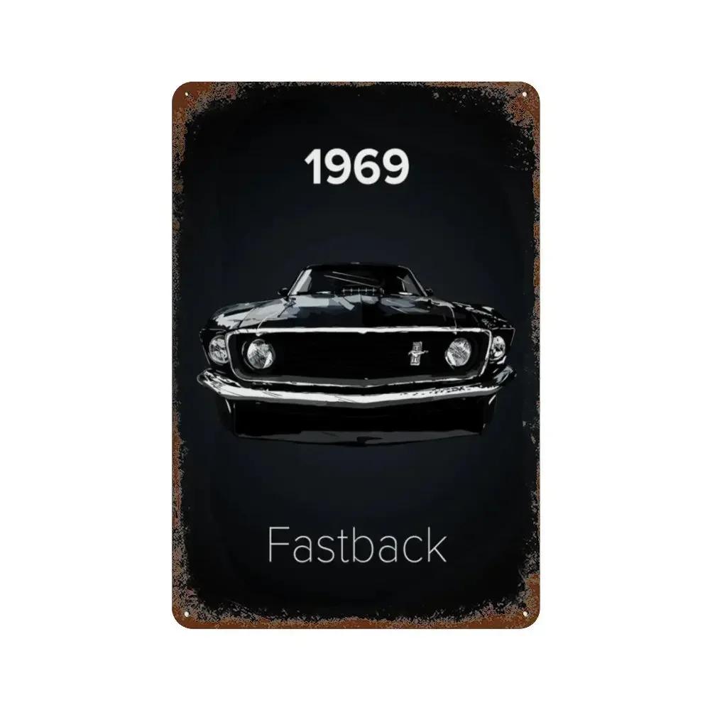 Vintage Car Decoration 80s GTI Sports Classic Car Metal Tin Sign Plaque Garage Man Cave Living Room Home Wall Art 8x12 Inch