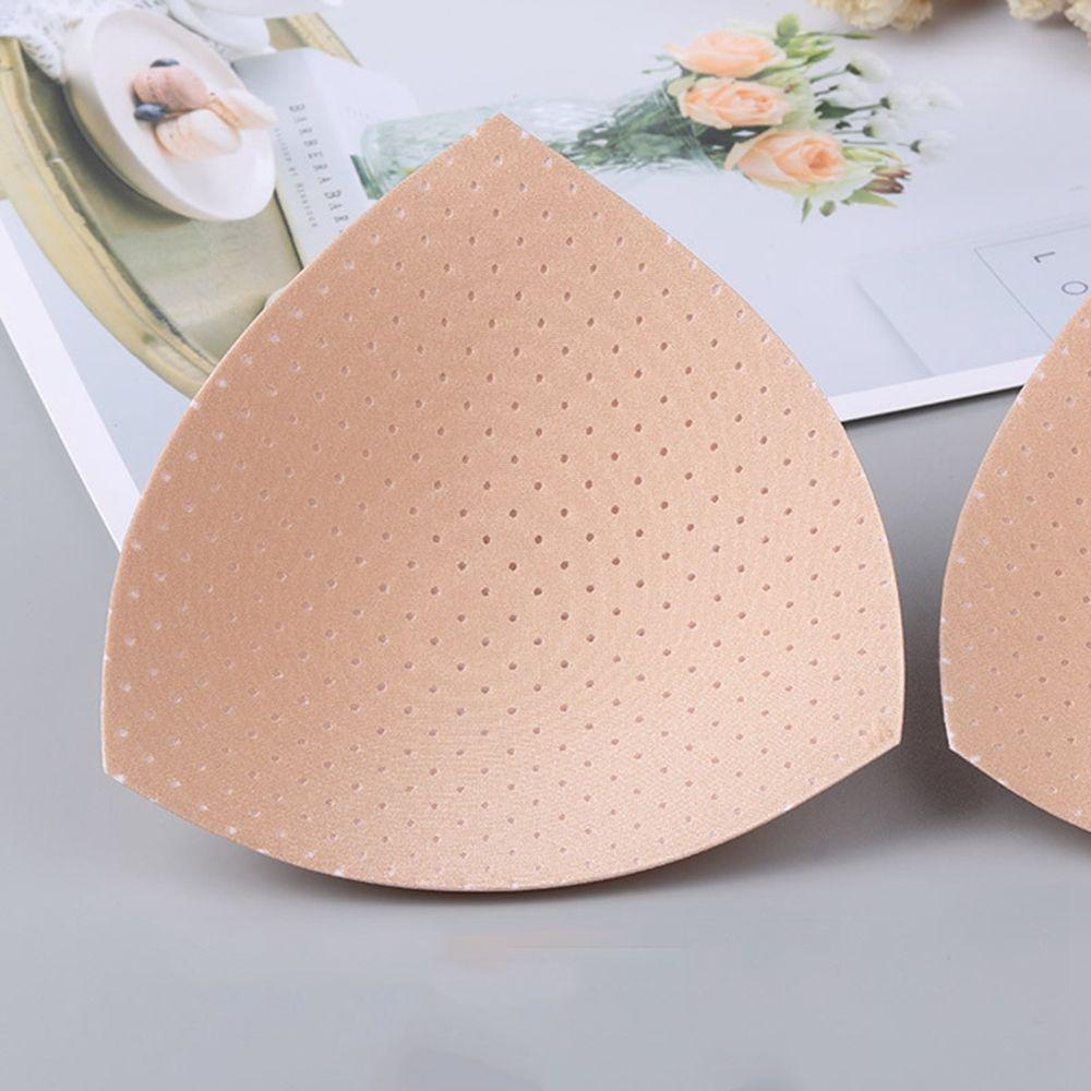 Чашки Push Up Треугольные усилители Тонкие подушечки для груди Подушечки для бюстгальтера Вставки Грудь Женщины Грудь Чашечки