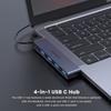 MOGOOD USB C USB C to USB Hub USB USB C Splitter with USB USB Type C Expansion Base for MacBook Surface Hub, 4-Port Adapter, 3.0 Ports, Pro/Air
