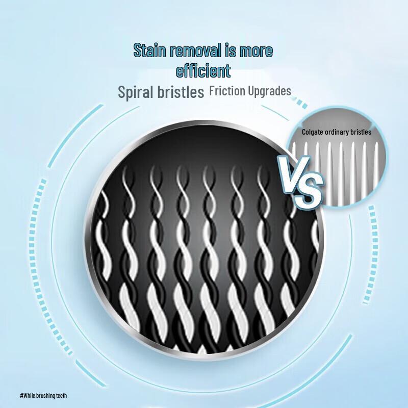 Colgate Slim Soft Charcoal Spiral Toothbrush, 10-Pack