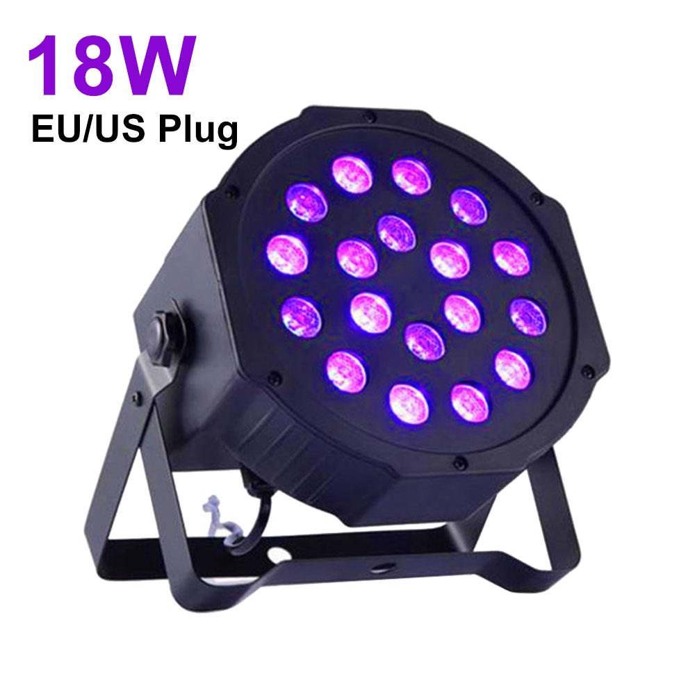 Светодиодные сценические светильники Par DJ Disco UV Black Light с активируемым звуком пультом и DMX-управлением для вечеринки по случаю дня рождения Body Paint Neon