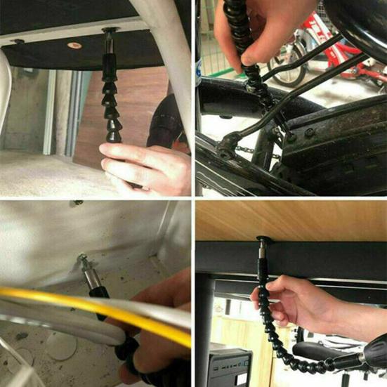 Гибкий удлинитель для сверла Super Bit, легкий портативный широко используемый универсальный удлинитель для мягкого сверла, насадка-отвертка