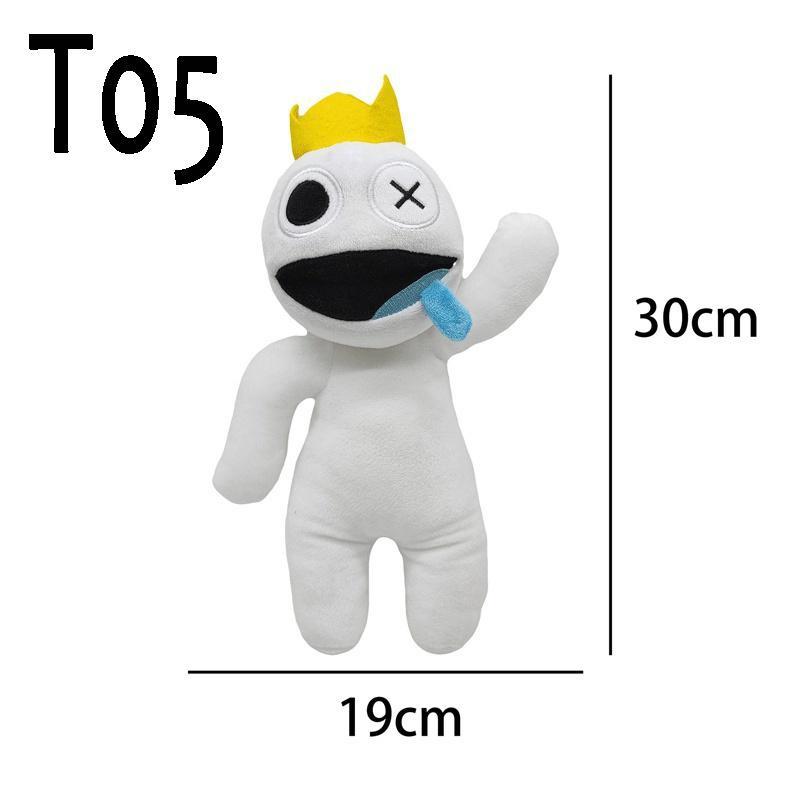 Rainbow Friends roblox, плюшевая игрушка, мультяшный игровой персонаж, кукла, кавайный синий монстр, мягкие игрушки для детей, рождественские подарки