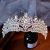 Элегантный свадебный головной убор свадебное платье с супер блестящей короной головной убор свадебные роскошные полностью хрустальные свадебные аксессуары